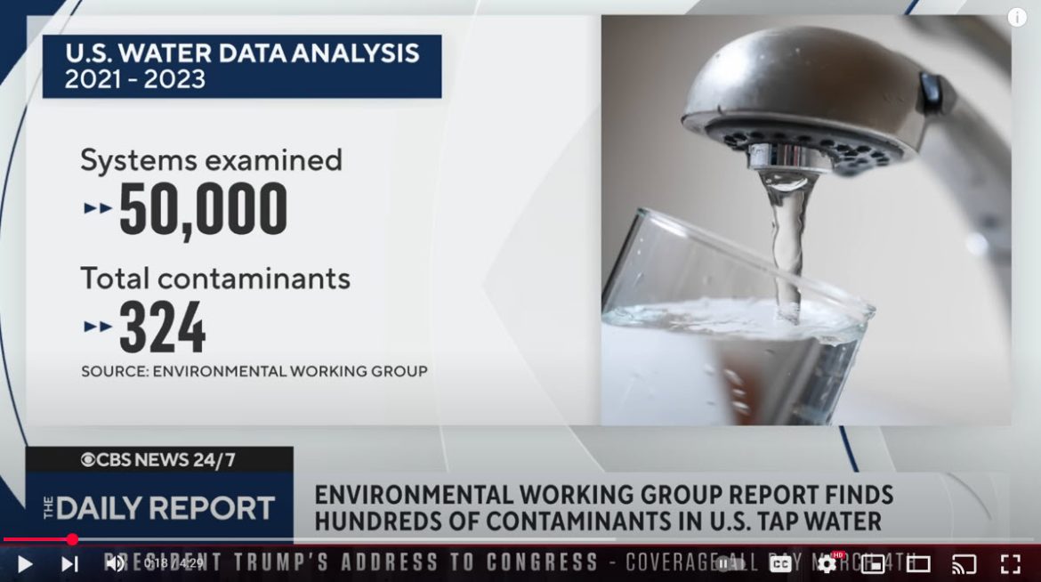 Study Finds Hundreds of Contaminants in U.S. Drinking Water, Affecting Millions