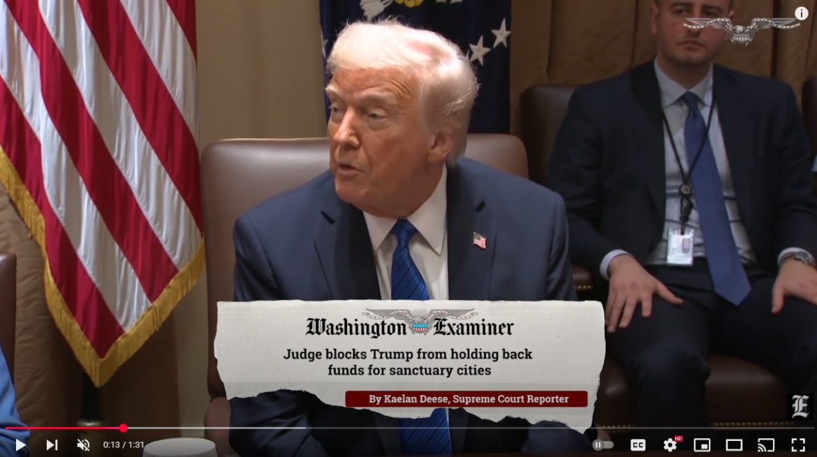 Federal Judge Blocks Trump’s Sanctuary Cities Executive Order, Calls It “Likely Unconstitutional”