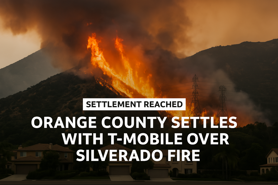 Orange County Reaches $4.5 Million Settlement with T-Mobile Over Silverado Fire