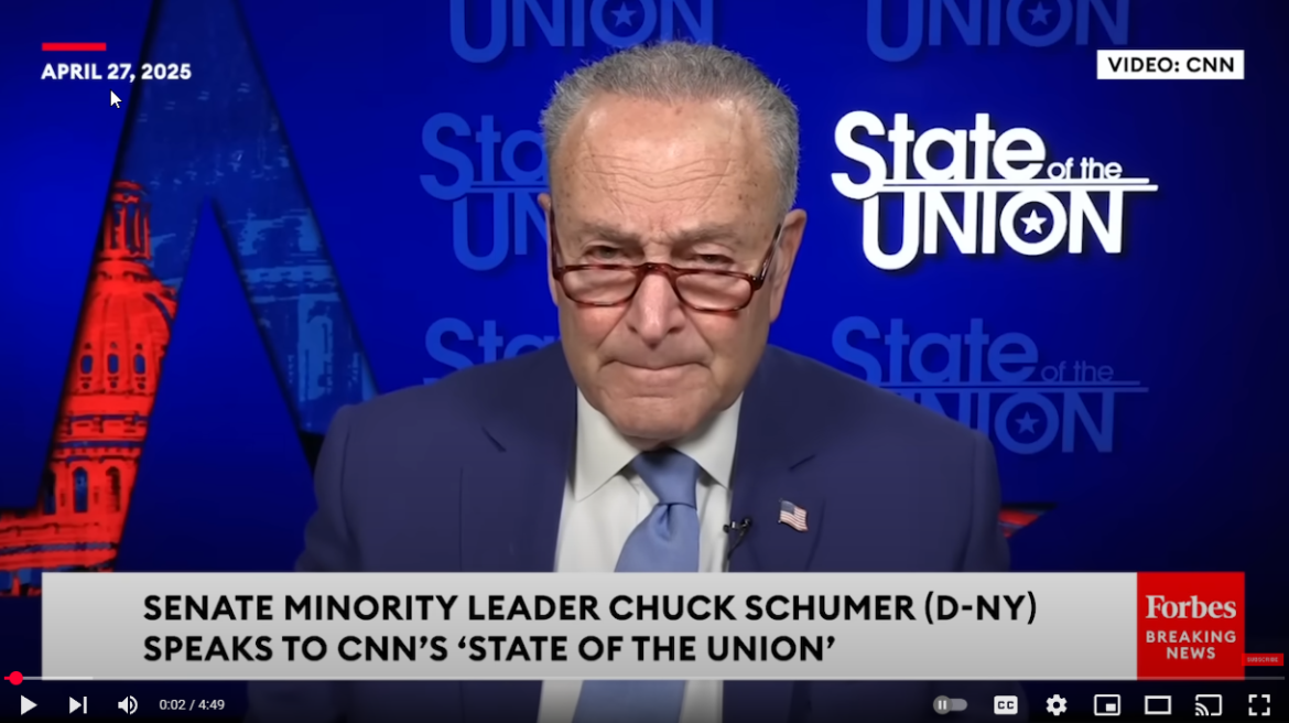 Schumer Pressed on Trump Impeachment During CNN Interview, Declines to Endorse Immediate Action