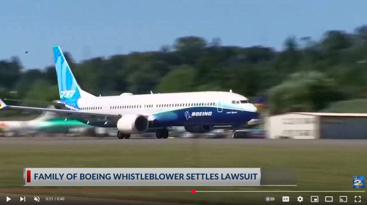 Boeing Reaches Confidential Settlement With Family of Whistleblower John Barnett