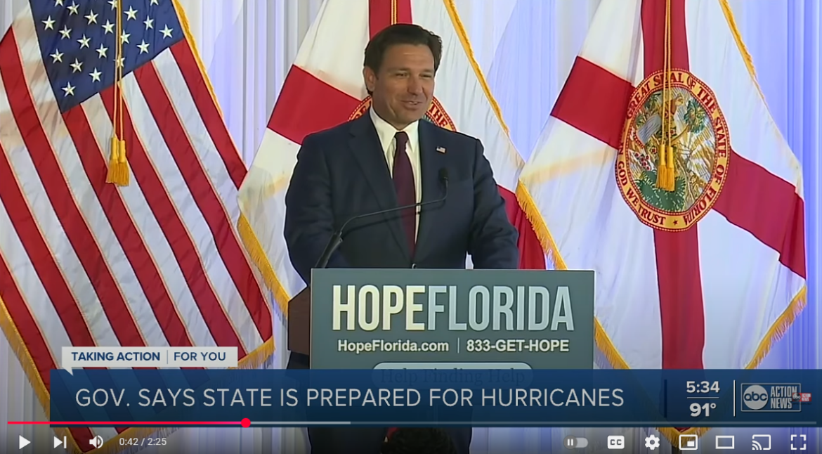 Florida Governor Ron DeSantis Declares State Preparedness Amid FEMA Overhaul