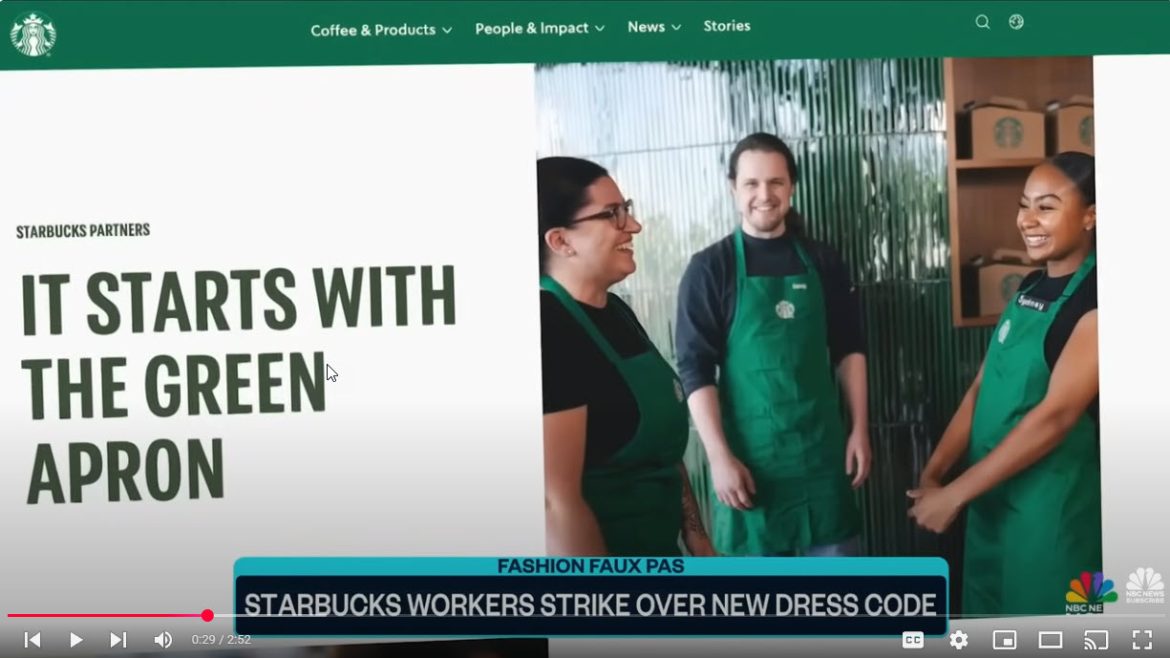 Starbucks Baristas Nationwide Strike Over New Dress Code Policy