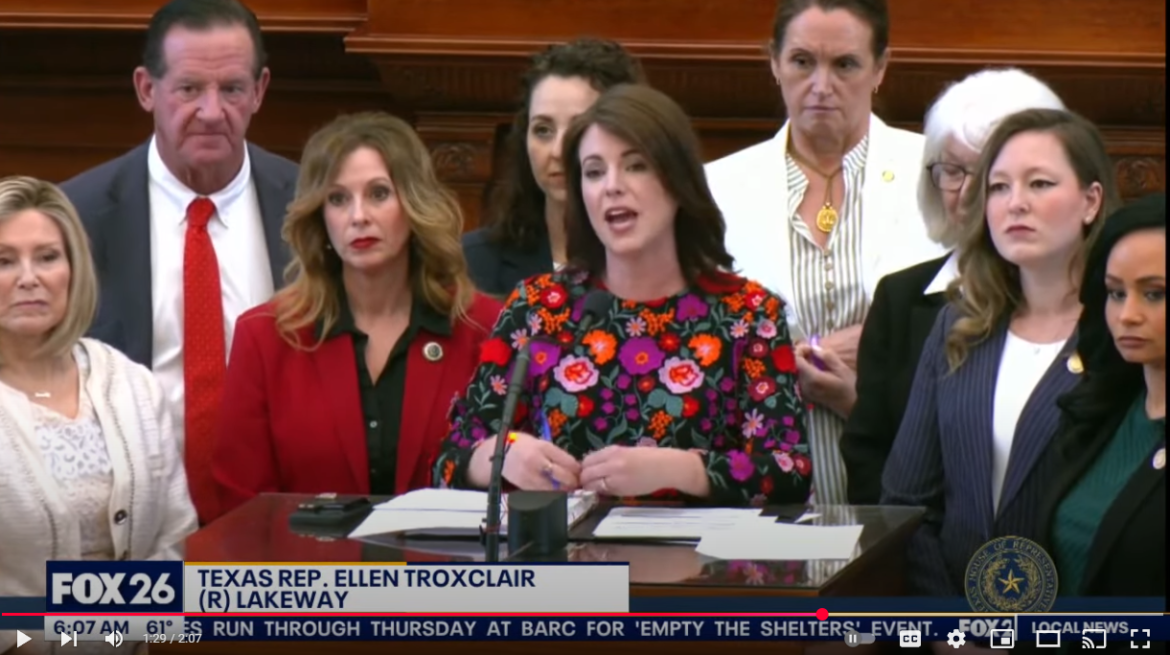 Texas House Passes "Women's Bill of Rights," Codifying Biological Sex Definitions into State Law