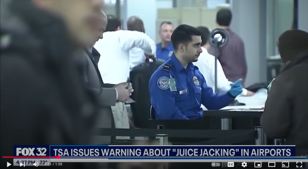 TSA Issues Nationwide Warning About 'Juice Jacking' Threat in U.S. Airports