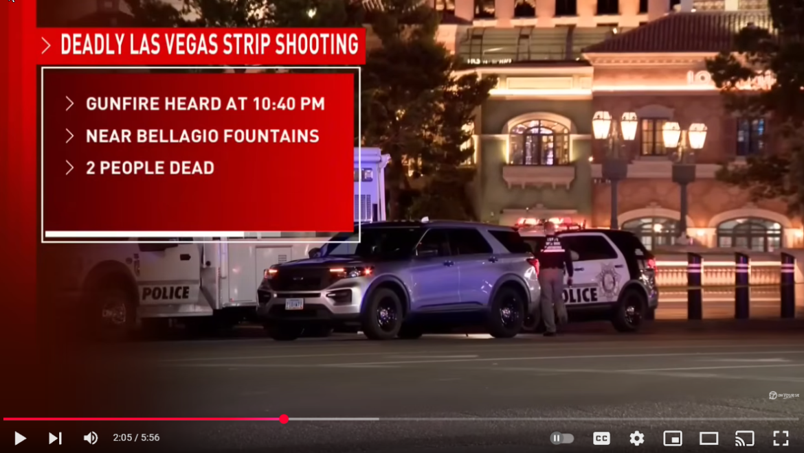 YouTube Livestream Shooting at Bellagio Fountains Leaves Two Dead in Las Vegas