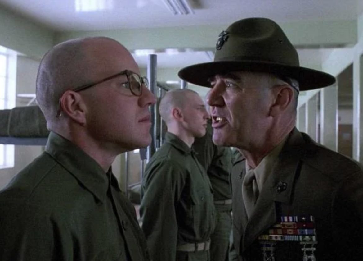 Scene from Full Metal Jacket